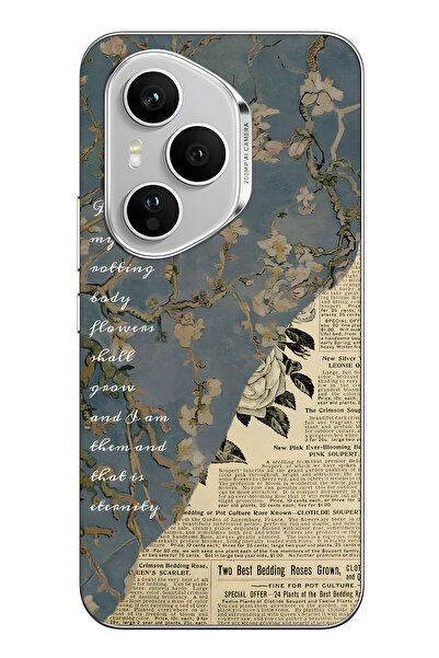 FLAMENKO غطاء هاتف شفاف بنمط جرافيتي الصحفية الكلاسيكية متوافق مع هونر 400 برو