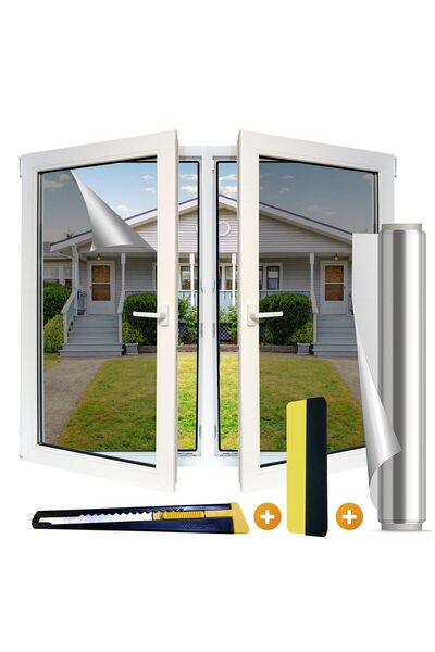 OEM Folie Geam Efect Oglinda - Protectie Solara UV, Termoizolanta, Autoadeziv...