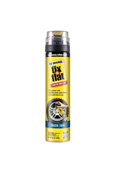 FIX A FLAT إصلاح الإطارات المثقوبة في حالات الطوارئ وجهاز نفخ الإطارات للشاحن...