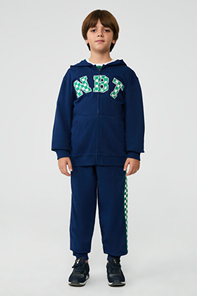 NBT JEANS Boy Navy Blue Tracksuit Top