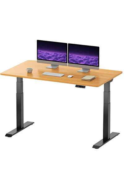 Mahmayi FLEXISPOT E7 Electric Standing Desk 120x60 Dual Motor 3-Stage, 4 Memo...