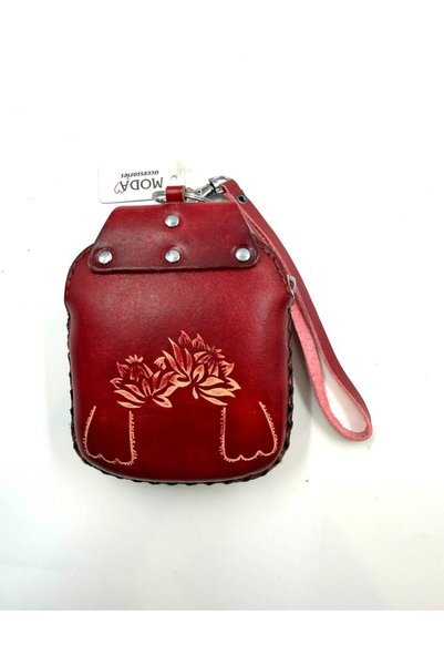 MD Moda Accessories Cute Snake Figured Leather Mini Wallet & Keychain