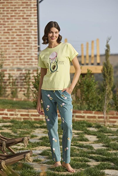 civetta Desenlive Printed "Yoga Sport" Pajama Set