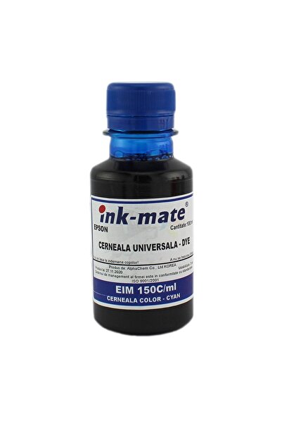 Piklinkmate Universal Dye Ink for Epson Printers Cyan 100 ml