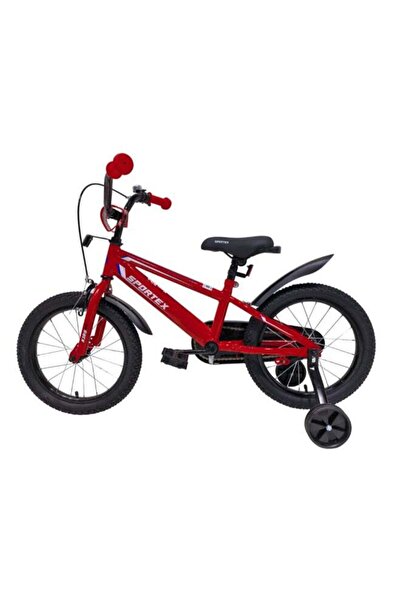 Sportex Steel Frame Coaster Brake Bicycle Red and Black 16 Inch