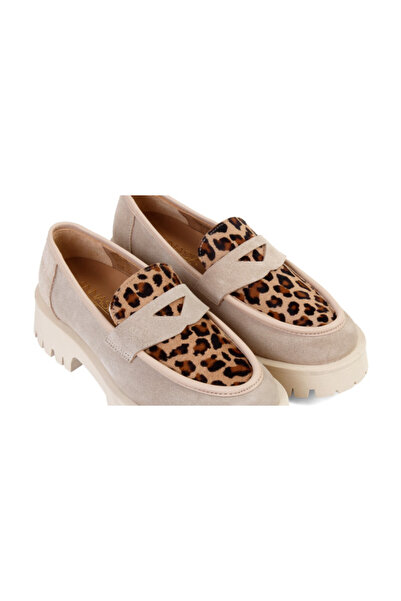 ANNASIA SHOES OLIVIA loafers - Beige Leather