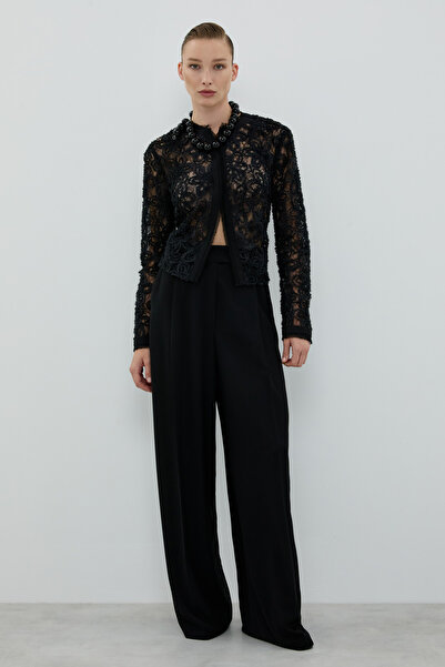 Roman Palazzo Pantolon Siyah K2612018_001