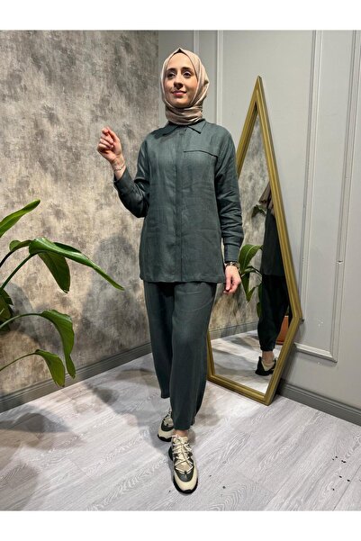 Venöve 26SSGOM0002 Leni Kadın Takım Yeşil