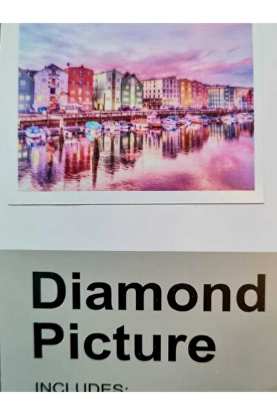 Hobiline Hı Stone 5d Elmas Boncuk Taş Işleme Mozaik Goblen Kit 50x65 Cm Norve...