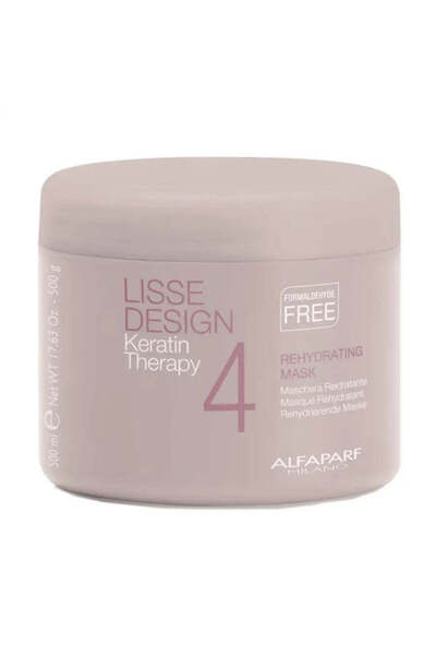 Alfaparf Milano Lisse Design Keratin Therapy Mască – Hidratare și Netezire de...