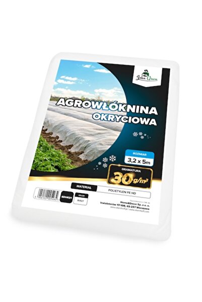 John Green Professional Agrotextile Film, Size 3,2x5m, Weight 30g/m2, White C...
