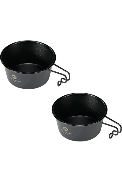 OEM Sierra Cup Camping Mug Set - 304 Stainless Steel, Deep Type, 450ml, 2 Pie...