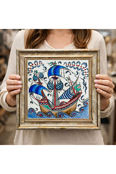 woodsia Διακοσμητικός Τετράγωνος Πίνακας με Κορνίζα DC0121