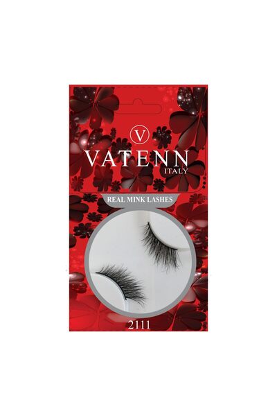 VATENN ITALY real mink lashes two-pack set in Hannover style (2111)