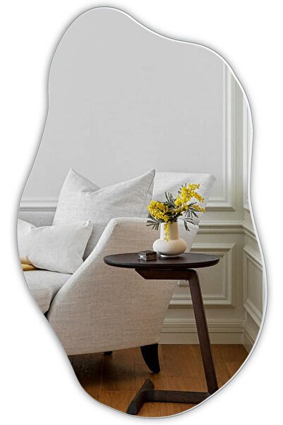 OEM Modern Asymmetrical Irregular Mirror - Frameless, 5mm Glass, MDF - 50x85 ...