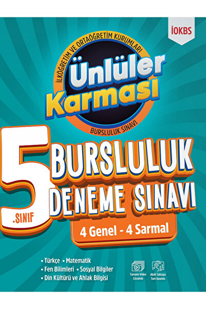 Efsane Yayınları 5.Sınıf Ünlüler Karması İOKBS Bursluluk Deneme Sınavı - 4 Ge...