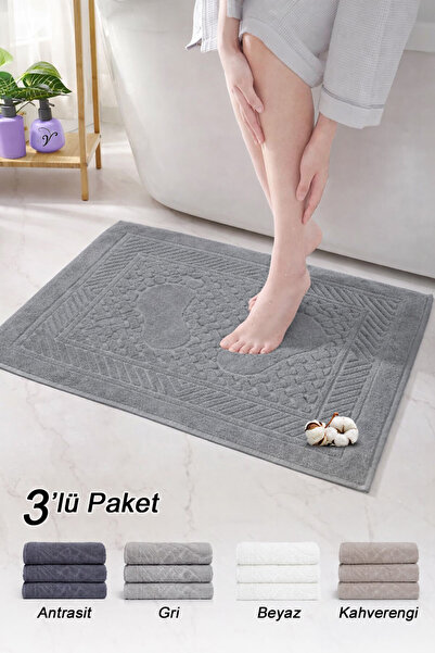 Vionel Home Pamuk komad ručnika za noge | Paket od 3 | Set ručnika | Kupatils...