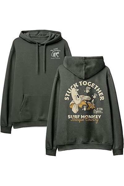 OEM Hanorac Surf Monkey - Bumbac Organic GOTS, Tratament LSF, Buzunar Cangur ...