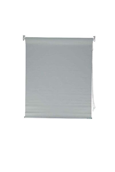 micasa Modern Design Plain Blackout Roller Blinds Light Grey 90 x 240 cm
