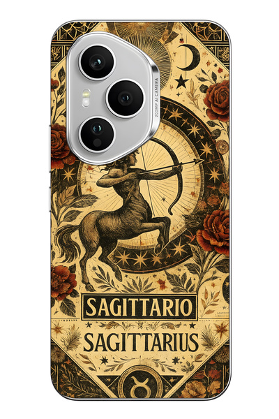 FLAMENKO غطاء هاتف شفاف بنمط برج القوس متوافق مع هونور 400 برو