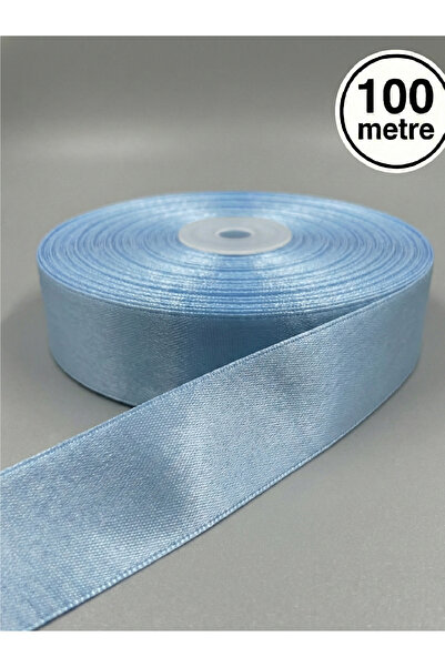 Massaltay 3 cm Satin Ribbon 100 Meters 1 Ball Shiny Decorative Hobby Engageme...