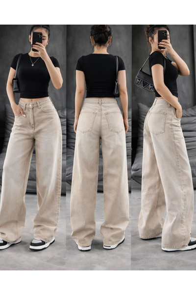 Touz Moda Y2K Streetwear Detail Jean Pants