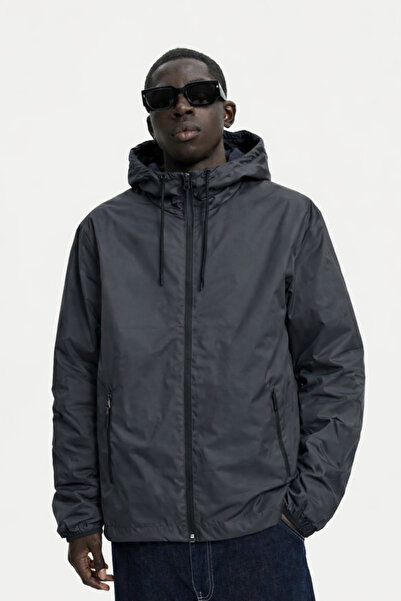 DAMGA JEANS Ανδρικό αδιάβροχο και αντιανεμικό με φερμουάρ Trend