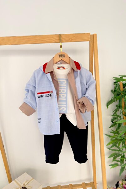 Minigimin Cicileri My Little Boy's Cicileri Curplus Print Jacket T-Shirt and ...