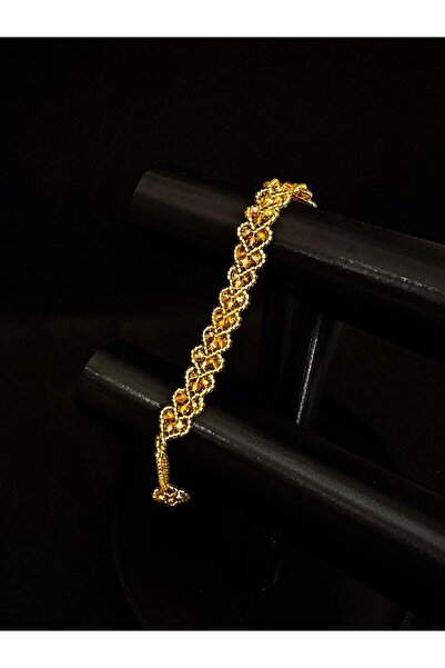 Special for diamond El İşi Bileklik Kristal Taş İşlemeli Örgü Bileklik – Şık ...