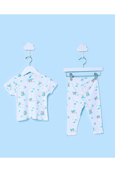 REDTAG Infant Girls Assorted Printed Short Sleeve 2 Piece Set