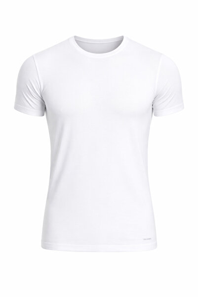 YUYİ JİBER MODAL BUMBAC CU GULER ROTUND, MÂNECĂ SCURTĂ, PACHET DE 2, ANTIALER...