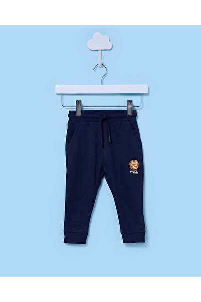 REDTAG بنطلون رياضي للأطفال الرضع من قماش تيري بنقشة نيلي