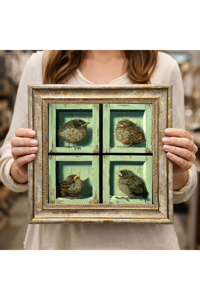 woodsia Decorative Framed Square Table Dc0200