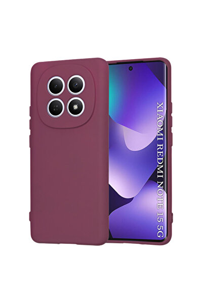 Techsuit Carcasă din silicon pentru Xiaomi Redmi Note 15 5G SoftFlex, Vișinie