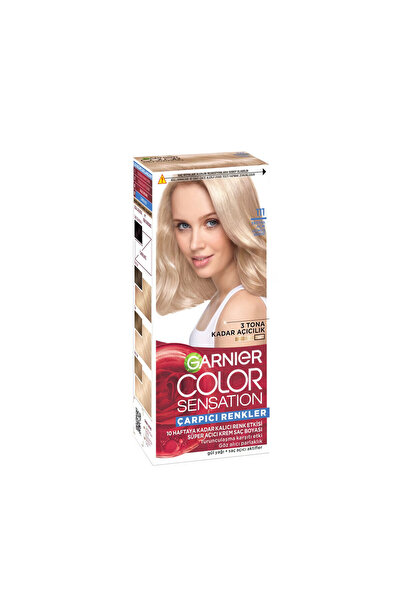 Garnier Çarpıcı Renkler Saç Boyası 111 Ekstra Açık Gümüş Sarısı