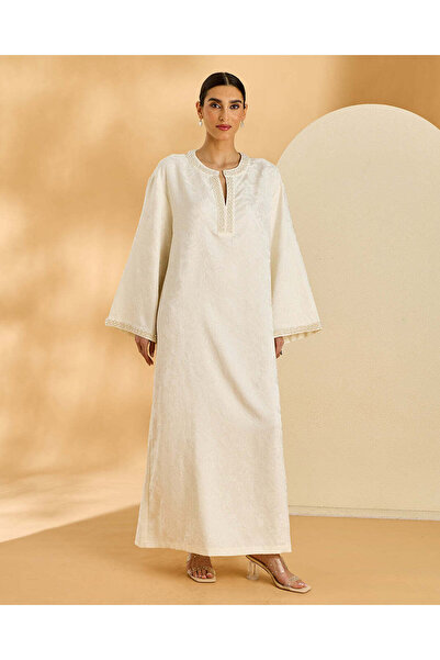 REDTAG Women Beige Embelish Kaftan