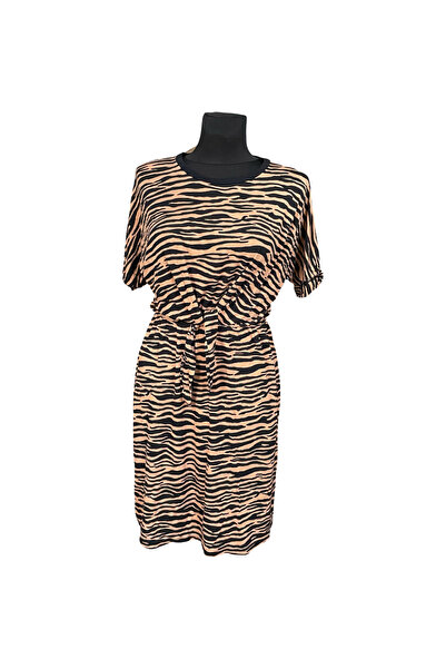 OEM Rochie WAREHOUSE Deasupra Genunchiului - Viscoză și Elastan - Portocaliu,...