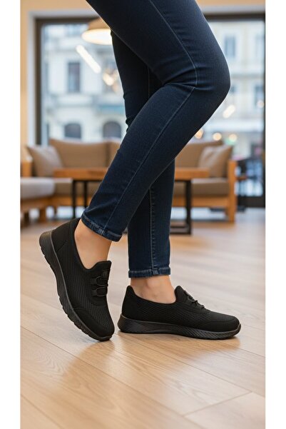 Shubuu حذاء راقصة الباليه الرياضي الناعم المرن للنساء بدون أربطة 575