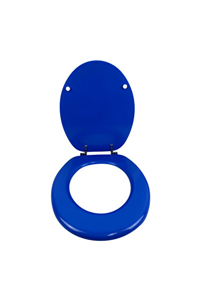 regata Capac WC MDF, Albastru, Închidere Standard, 42.5x36.5 cm (P04)
