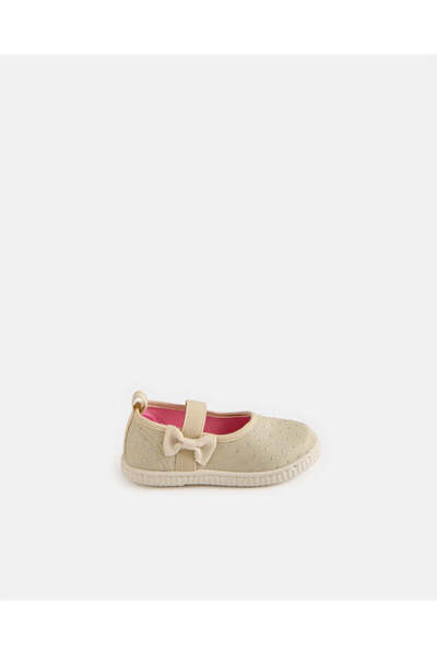 REDTAG Infant Girls Beige Stones Sneakers