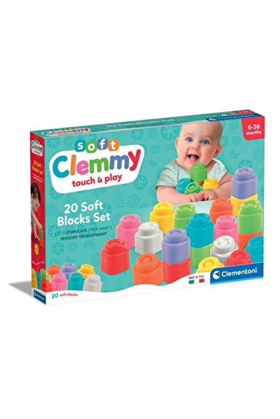 CLEMENTONI Soft Clemmy set 20 cuburi moi si educative