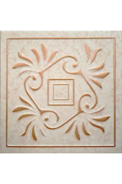 regata Placă decorativă pentru tavan fals 51-ZL-59 XPS Auriu 50x50x0.4 cm