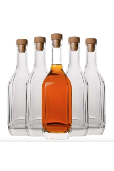 OEM 500 ml Thick Glass Bottle with Synthetic Stopper