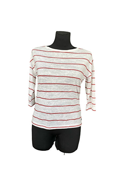 OEM Tricou ONLY cu Mânecă Lungă Damă - Viscoză, Croială Clasică - Alb cu Dung...