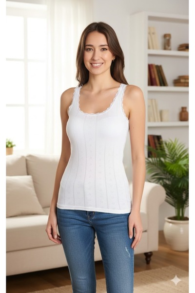 noisette Jacquard Undershirt 6-Pack