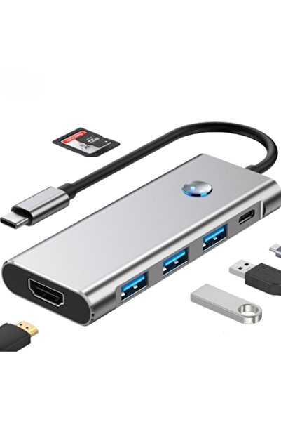 ANCIBI Adaptor HUB 8 în 1