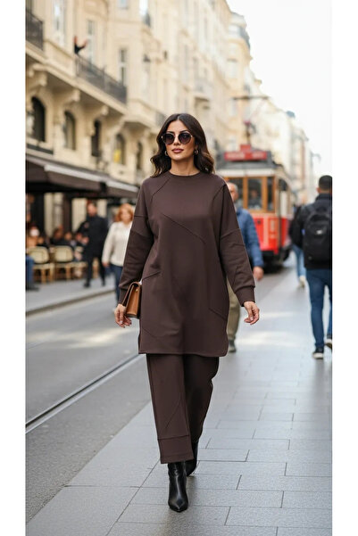 Invee Modal Fabric Suit 7239 Brown