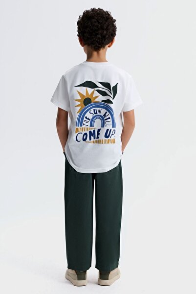 HAUSEkids Αγορίστικο σετ 4-8 ετών Brave Come - Εκρού