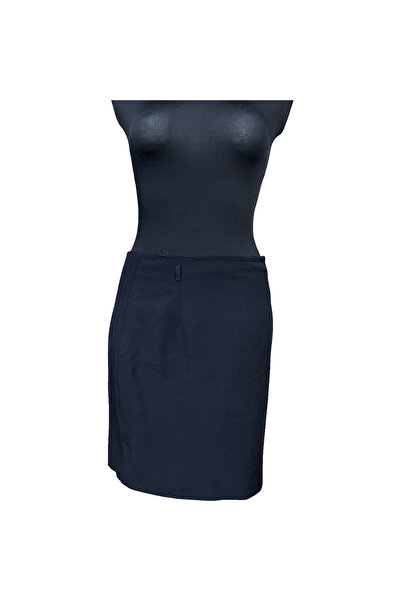 OEM Marks&Spencer Midi Skirt - Airy Material, Flared Cut - Black, Size 40