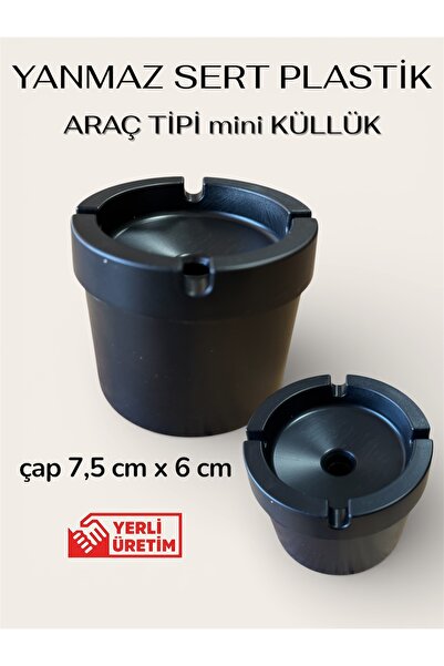 ZEDplast YANMAZ sert plastik kokusuz araç tipi küllük